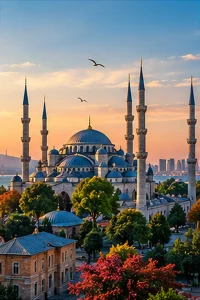 AI-generated illustration: istanbul mosque