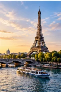 AI concept illustration: express paris europe holidays.
